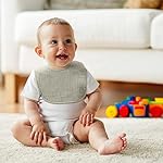 Muslin Baby Bibs for Unisex Boys Girls, Soft Cotton Baby Drool Bibs, Drooling and Teething Bibs for Infant, Newborn - Image 3