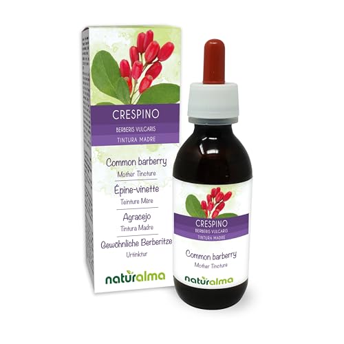 Agracejo (Berberis vulgaris) cortezas de las raíces Tintura Madre sin alcohol Naturalma - Extracto líquido gotas 120 ml - Complemento alimenticio - Vegano