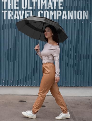 Repel Windproof Travel Umbrella Review - Compact 85MPH Windproof Auto Folding Umbrella Image 6