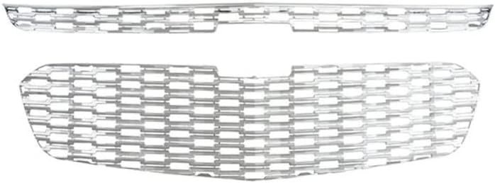 Fits 14-15 Chevy Malibu, All Models-Chrome Grille Overlay