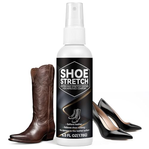 Shoe Stretch Spray, Professional Leather Softener, Used with Shoe Stretcher, Relieve Boot Pinching,...