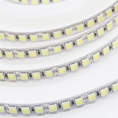 Tira LED anso DC12V 5M 5054 SMD 120 LEDs/m Blanco cálido miniatura 6
