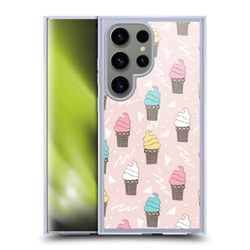 Coque Samsung S24 Ultra MagSafe Andrea Lauren : protection gel souple au motif crème glacée gourmand