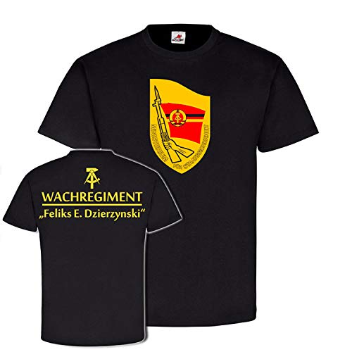 T-shirt armée RDA noir 4XL Wachregiment allemand collectionneur
