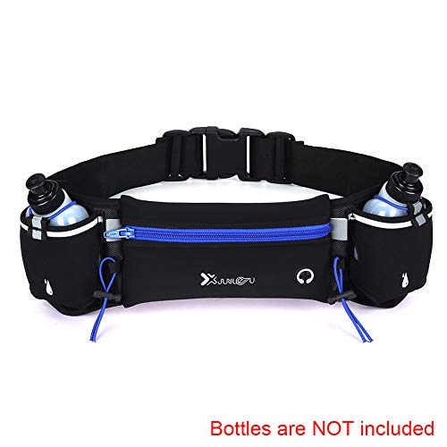 Ajcoflt Bolsa de cintura Cinto de corrida para garrafas de água Bolsa de telefone à prova d'água pa