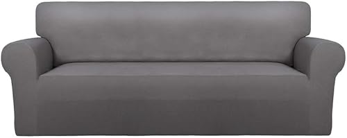 PureFit - Funda de elastano superelástica para sofá y silla, cubierta protectora, suave, antideslizante, lavable, con espuma y base elástica, apta