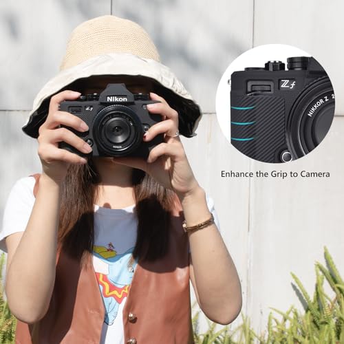 Funda de silicona MUZIRI KINOKOO para cámara Nikon Zf negra miniatura 6
