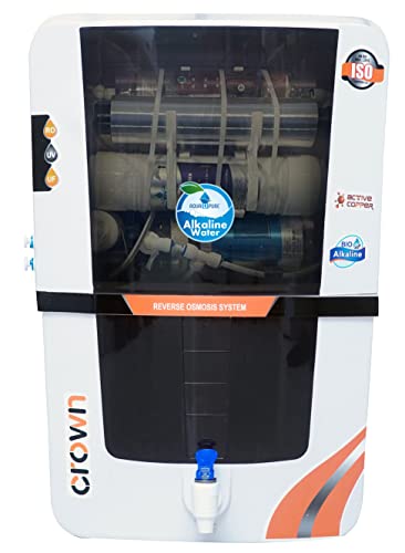 Image of AQUA D PURE Bio Alkaline + Copper Ro Water Purifier With Ro, Uv, Uf, Tds Adjuster 12L | 8 Stage Purification | Suitable For All Type Water Supply