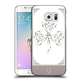 Head Case Designs La Reinaissance Keltisch Kleeblatt Harte Rueckseiten Handyhülle Hülle Huelle und Passende Designer Hintergrundbilder kompatibel mit Samsung Galaxy S6 Edge