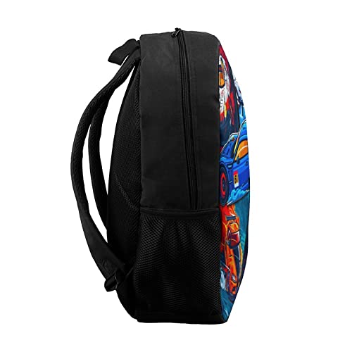 Race Car Backpack Casual Backpack Cars Backpack Travel Hiking Camping Backpack Hot Wheel Backpack #TOP2