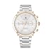Produktbild Tommy Hilfiger Multi Zifferblatt Quarz Uhr für Damen mit Silbernes Edelstahlarmband - 1782348