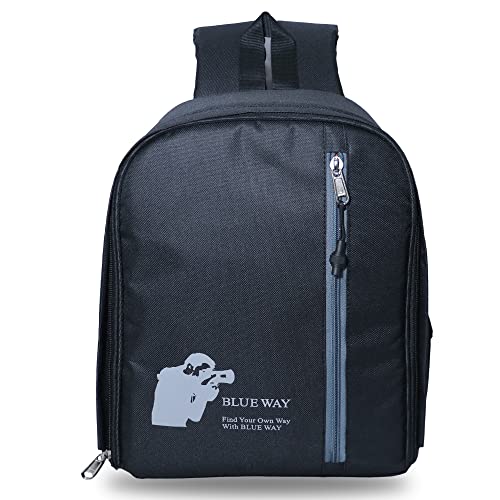 Image of BLUEWAY | Waterproof Camera Bag with Compartment For Accessories | Durable Strong And Lightweight DSLR Bag | Can Carry Case Lens Accessories for All DSLR Cameras | (Black) 24 Liters