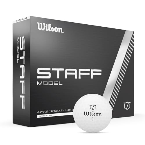 Wilson Staff Golf Balls, Staff Model, Four Piece High Spin Golf Ball, White - Image 5