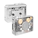 Portable Clear Stereo ＆Auto Reverse Cassette Player，Convert Tapes to MP3 Format via USB Converter，Built-in Cool Copper Wheel Movement Speaker