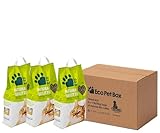 EcoPetBox Kompostierbares natürliches Bio-Streu für Katzen und Vögel, 15kg Beutel, Sägemehl und...
