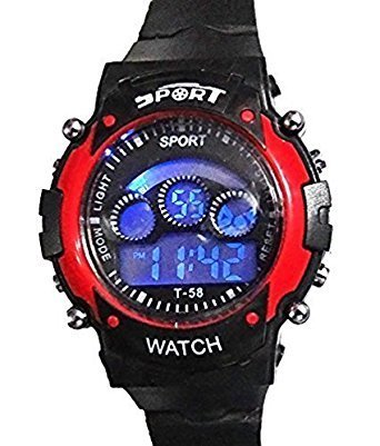 NEO VICTORY Digital Black Unisex Sport Watch (Best Gift for Kids)