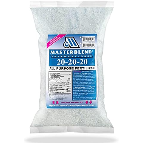 MASTERBLEND 20-20-20 All Purpose Fertilizer (1 Pound Bag) - Exclusive to PowerGrow Systems Cover