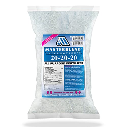 MASTERBLEND 20-20-20 All Purpose Fertilizer (1 Pound Bag) - Exclusive to PowerGrow Systems