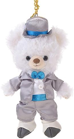 Amazon Co Jp ディズニーストア 公式 ユニベアシティ 7周年記念 キーホルダー キーチェーン ぬいぐるみ付き ホイップ トップハット ファッション