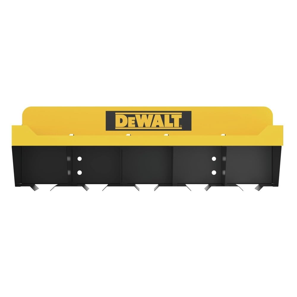 DEWALT Organizador de herramientas, estante de almacenamiento de herramientas eléctricas, soporta hasta 5 herramientas, capacidad de 100 libras, compatible con el sistema de almacenamiento de taller