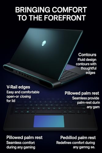 Image of Alienware 18 Area-51 Gaming Laptop 2025 - NVIDIA RTX 5080 16GB GDDR7, Intel Ultra 9 275HX (Up to 5.4GHz), 18 inch 2.5K QHD+ 300Hz, Backlit KB, Win 11 Pro, w /Accessories (32GB DDR5 RAM, 1TB SSD)