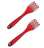 Norpro Grip EZ Fiskie Red Santoprene Combination Fork and Whisk (2 Pack)