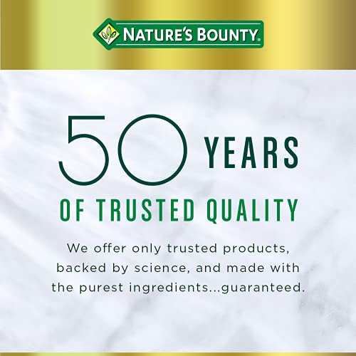 Nature's Bounty Sambucus Elderberry Herbal Supplement, Rapid Release Softgels, 630 Mg Per Serving, 120 Count #TOP6