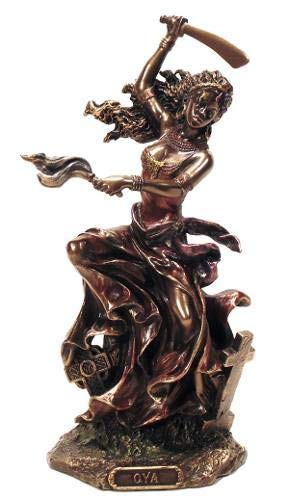 WU OYA African Goddess of Wind, Storm & Transformation Statue
