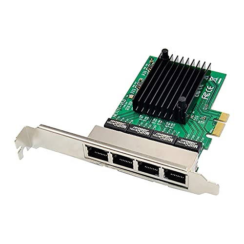 Tarjeta de Red PCIE de 4 Puertos para Solucionar Cortes de Conexión en Enrutador Suave
