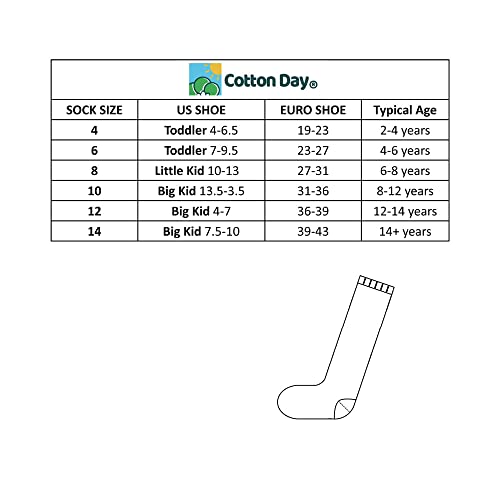 image for COTTON DAY 3 Pack Kids Girls Soft Knee High School Uniform Dress Socks