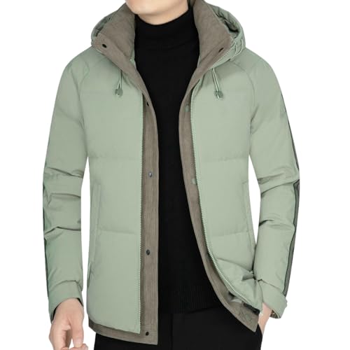 Chaqueta de invierno para hombre de corte corto y elegante, ideal para paseos clásicos urbanos