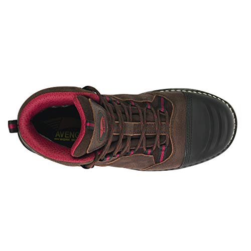 FSI Footwear Specialties International Men's 7506 6" Leather Carbon Nanofiber Safety Toe Cap EH Wedge Boots4