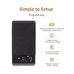 Amazon Basics USB-Powered Computer Speakers for Desktop or Laptop PC with Volume Control, Plug-N-Play, Black - Image 4