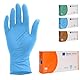 ABENA Nitrilhandschuhe M, 100 Stück – Einmalhandschuhe Blau, handschuhe einweg, puderfreie & latexfreie – Einweghandschuhe in S, M, L & XL verfügbar