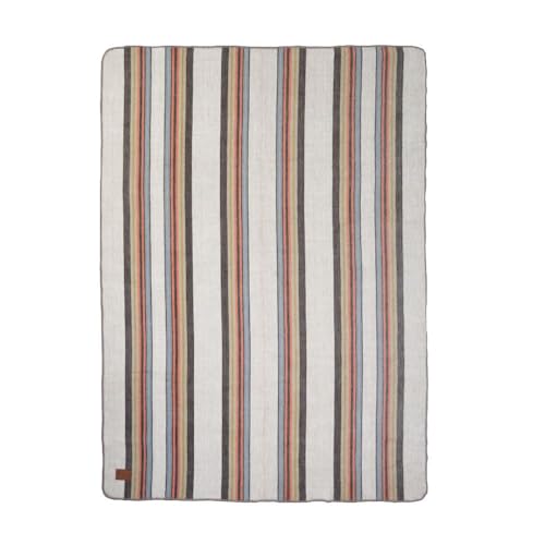 Image of QISU Alpaca Wool Blanket Throw | Large, Beautiful, Warm, Variegated | 85 x 65 inches | Ultra-Soft, Hypoallergenic and Breathable | Non-Itchy or Scratchy Fabric (Relaxing Tans)