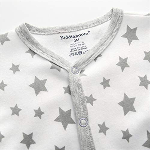 Kiddiezoom Baby and Toddler Boys'Snug Fit Footed Cotton Pajamas3