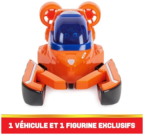 PAT' PATROUILLE PUPS Voiture + Figurine Zuma Voiture Pat Patrouille Zuma Figurine à Collectionner Thème Mer Et Aventures Sous Marines Paw Patrol Jouet Enfant + - vue 3