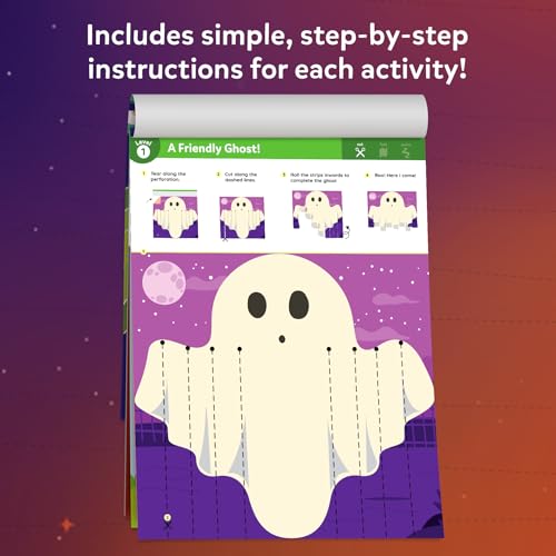 Image of Skillmatics Snip Snip Halloween Craft, Scissor Skills, Felt Kits for Kids | Cutting Activity Book, Safety Scissors, Fine Motor Skills for Preschool, Screen-Free, Learning Toy, Toddlers, Ages 3, 4, 5, 6