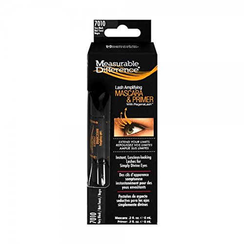Measurable Difference Lash Amplifying Mascara & Primer with RegenaLash, Very Black-0.4 fl oz (12 ml)