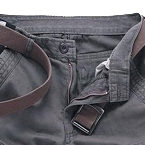Shorts cargo hombre sueltos casuales con múltiples bolsillos miniatura 3