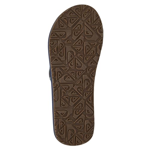 Image of Quiksilver Carver Suede Flip Flops for Men, Arch Support Athletic Mens Sandals, Thong Mens Slides