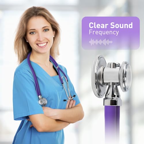 Scian 13 Pcs Stethoscope Case Kits, Supplies Inclued, Perfect Nurse Gift Stethoscope Holder for Nurse Medical Student, Purple Portable First Aid Kit Bag with Medical Scissor,Nurse Accessories for Work - Image 5