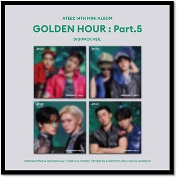 A.TEEZ GOLDEN HOUR Part.5 [Digipack Unit Ver.] 14th Mini Album Random Ver.