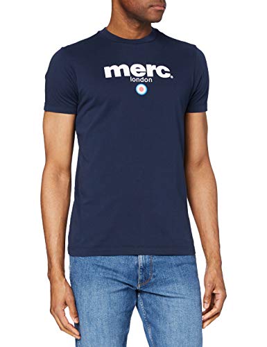 Merc of London Brighton, t-shirt masculina - Camiseta M Azul marinho
