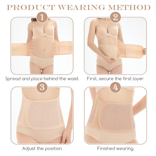 Faja abdominal postparto ajustable QUUPY miniatura 6
