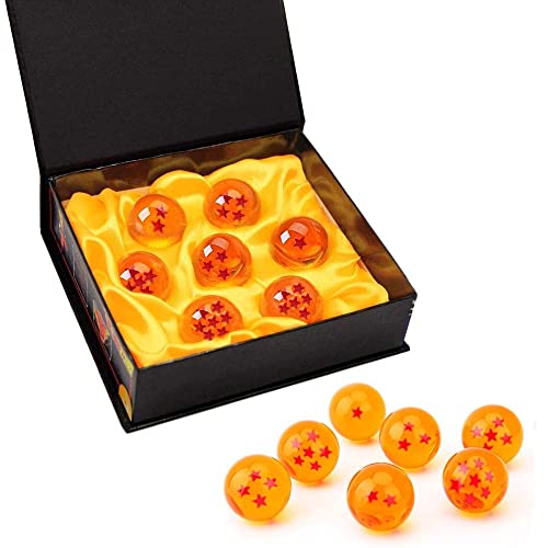 7 PCS Dragonball, 1 a 7 Estrellas Dragon Ball Collectors Box decoración Diámetro...