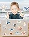 100 Pcs Ocean Stickers for Kids Teens Adults, Under The Sea Animal Fish Turtle Stickers for Water Bottle Laptop, Waterproof Sea Creature Sticker Pack, Cute Ocean Party Favors & Decorations