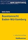 Beamtenrecht Baden-Württemberg (Recht und Verwaltung)