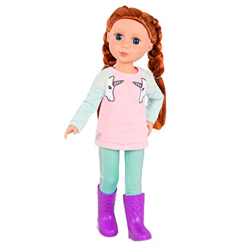 Glitter Girls Puppenkleidung 36 cm Puppen Einhorn Outfit – Pullover in Pastellfarben, Leggings, und Schuhe – Zubehör für Puppen, Spielzeug ab 3 Jahren