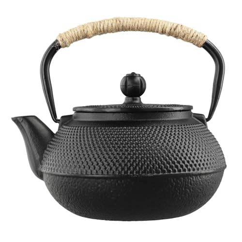 Cast Iron Teapot, 900ml Japanese Hobnail Design